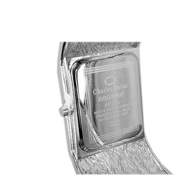 Charles Delon Dress/Formal Style Silver Watch